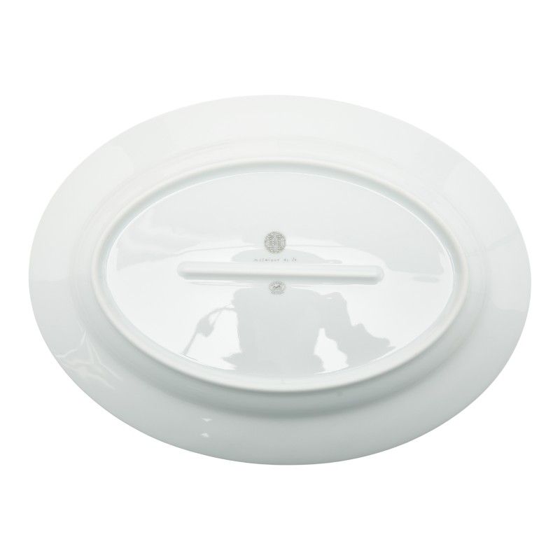 HERMES オーバルプラッター プラチナ PM モザイク24 エルメス モザイク24 オーバルプラッターPM 大皿 洋食器 食器 P035027P