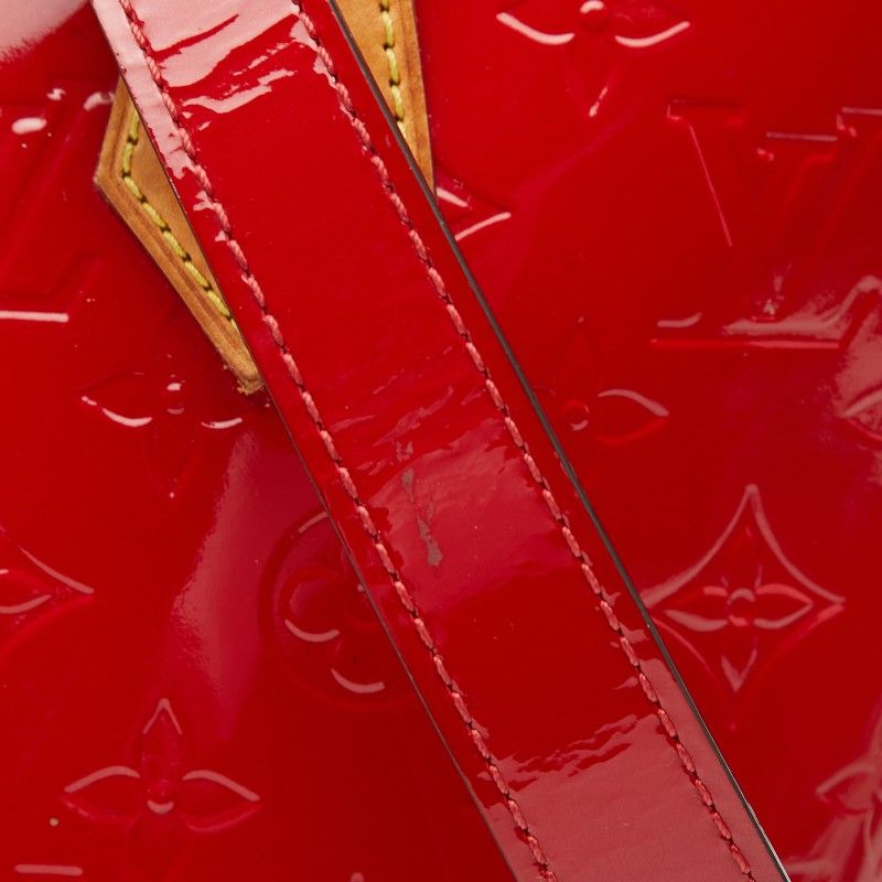  ルイ ヴィトン モノグラム ヴェルニ モンテベロPM ハンドバッグ ショルダーバッグ 2 WAY M 90165 スリーズ レッド パテントレザー レディース LOUIS VUITTON 1-0247750 その他 ショルダーバッグ