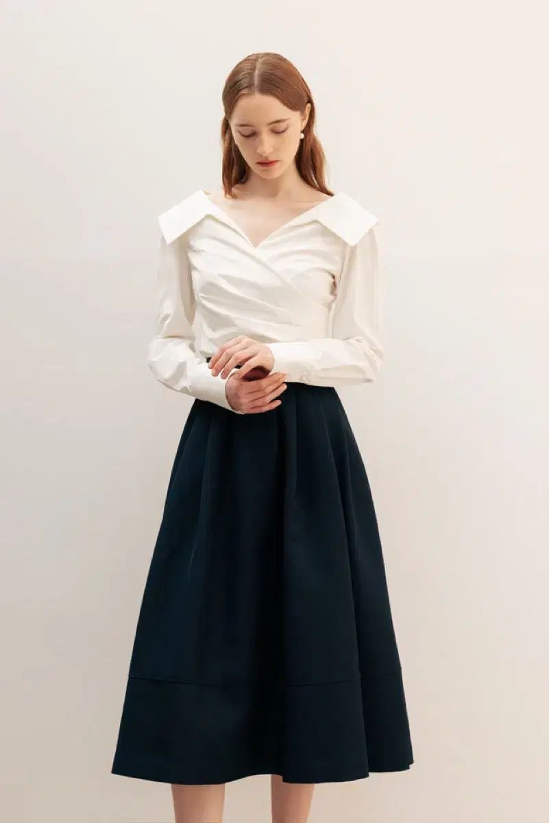 BAU ブライドアンドユー エリー Vネック ブラウス ELLIE V-neck long