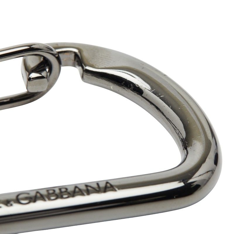 ドルチェアンドガッバーナ ロゴプレート キーホルダー バッグチャーム