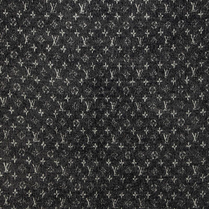 ルイ ヴィトン モノグラム ブラック グレー シルク ウール レディース LOUIS VUITTON 1-0247782