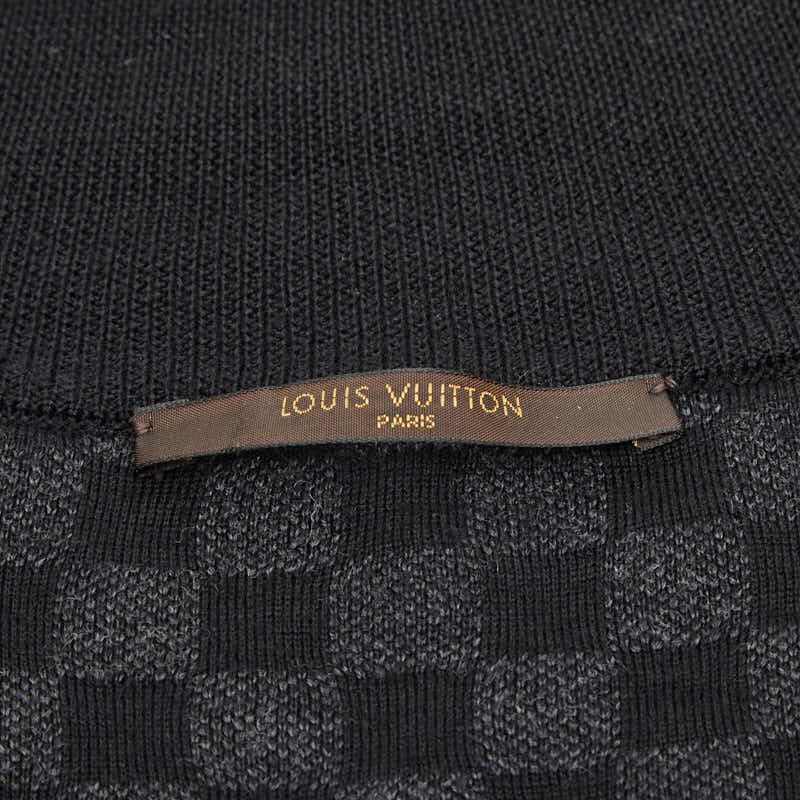 Louis Vuitton ダミエエベヌ ウールシルクカシミヤドライバーズニット Louis Vuitton ダミエエベヌ ウールシルクカシミヤドライバーズニット