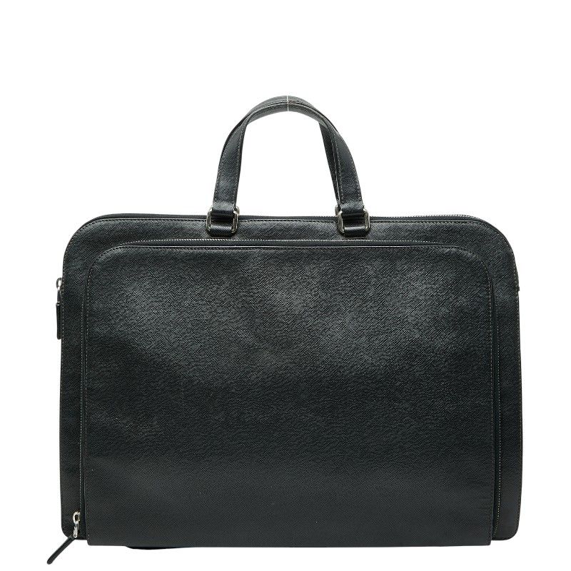 プラダ 三角ロゴプレート ハンドバッグ ビジネスバッグ ブラック プラダ 三角ロゴプレート ハンドバッグ ビジネスバッグ ブラック