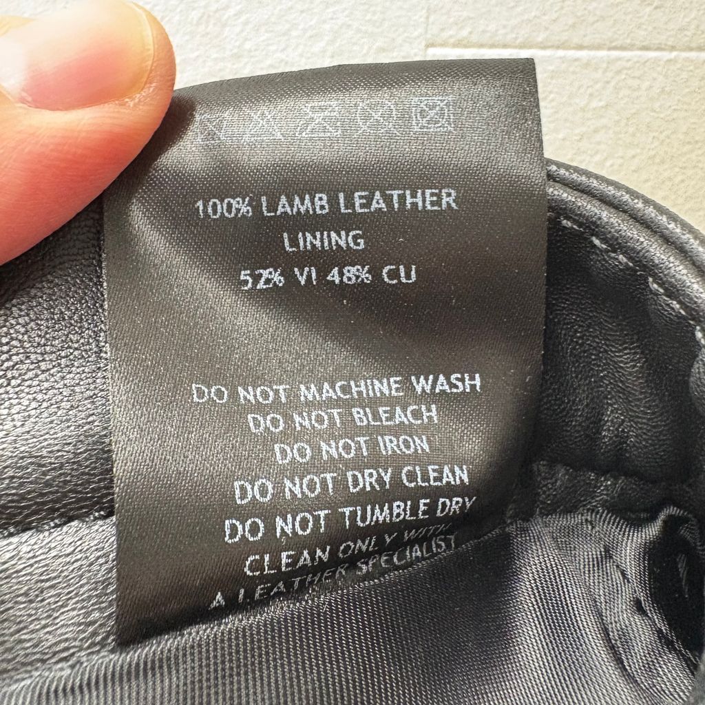 ERNEST W BAKER アーネストダブルベイカー Lamb Leather Shorts レザーショートパンツ ブラック size M 中目黒A 12 夏コーデ 売れ筋