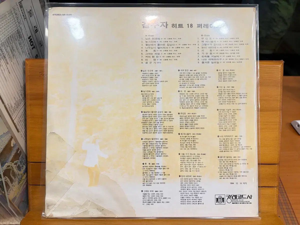 LP キムチュジャ ヒット 18 パレード