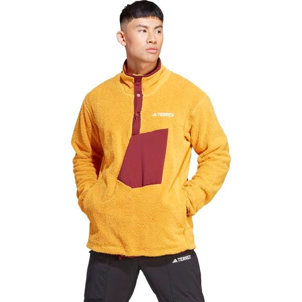 adidas テレックス XPLORIC ハイパイル フリース IB 1138 プリラブドイエロー L