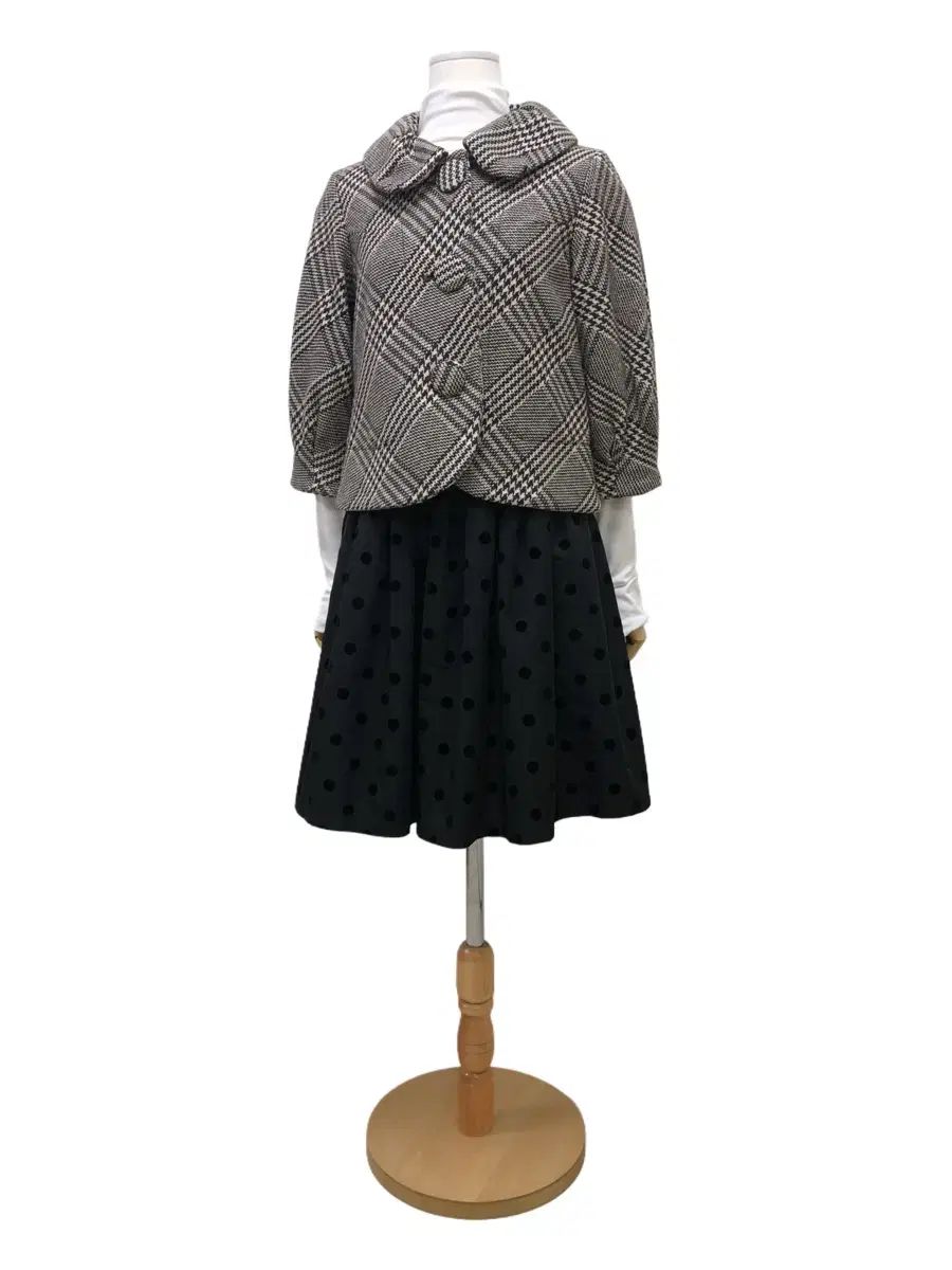 レイ ビームス チェック ショート コート