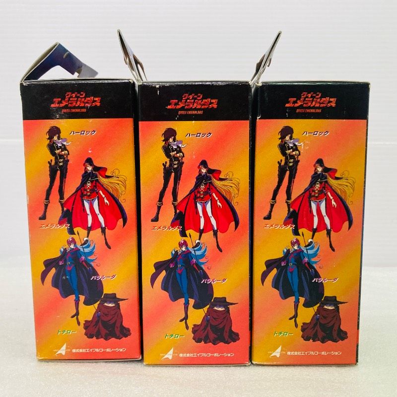 未開封品】【3種セット】クイーンエメラルダス レジン製 リミテッド