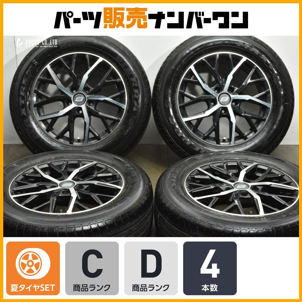 程度良好 ストレンジャー 17 in 7 J 38 PCD 114 3 MAXTREK SIERRA S 6 225 65 R レクサスNX ハリアー RAV 4 エクストレイル CX 5 8