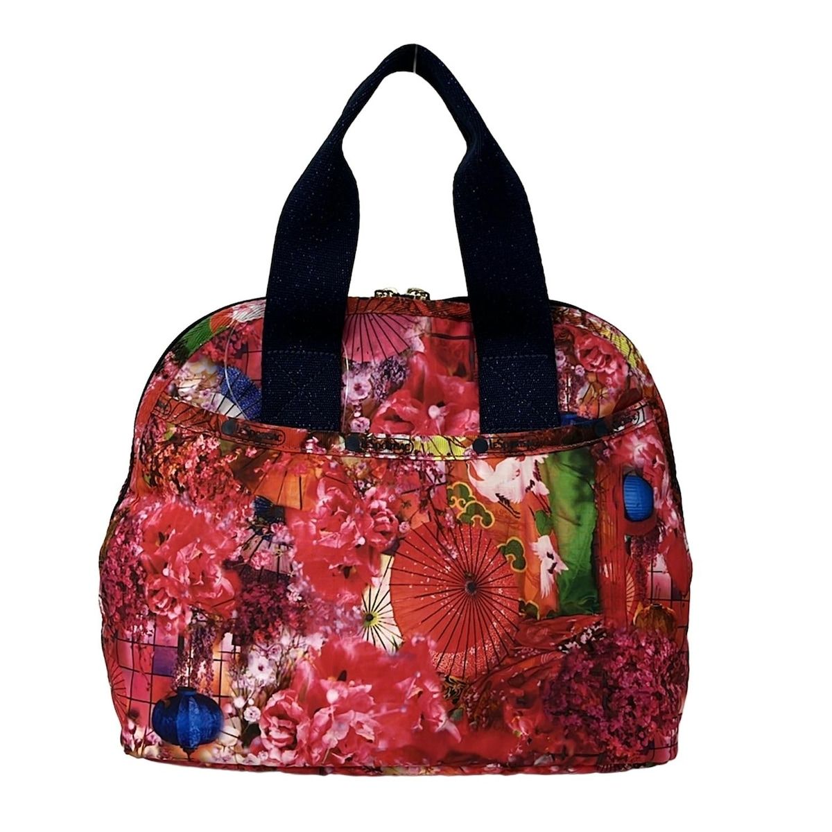 LESPORTSAC(レスポートサック) ハンドバッグ美品 - レッド×ブルー