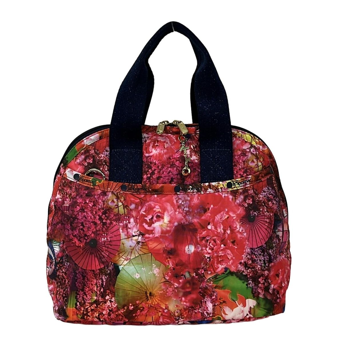 LESPORTSAC(レスポートサック) ハンドバッグ美品 - レッド×ブルー