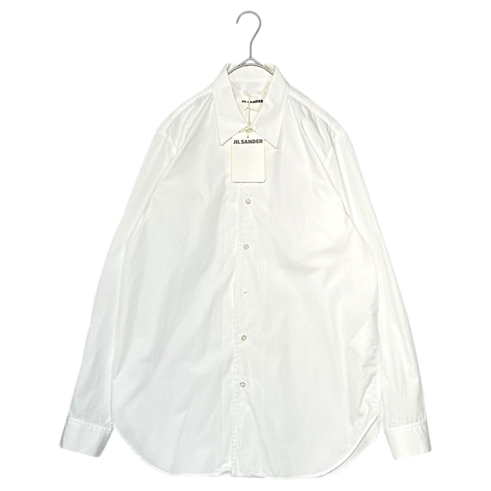 JIL SANDER ジルサンダー 20 SS Cotton Poplin Over Shirt コットン ポプリン オーバー シャツ 39 15 1 2 M程度 ホワイト 長袖 タグ無