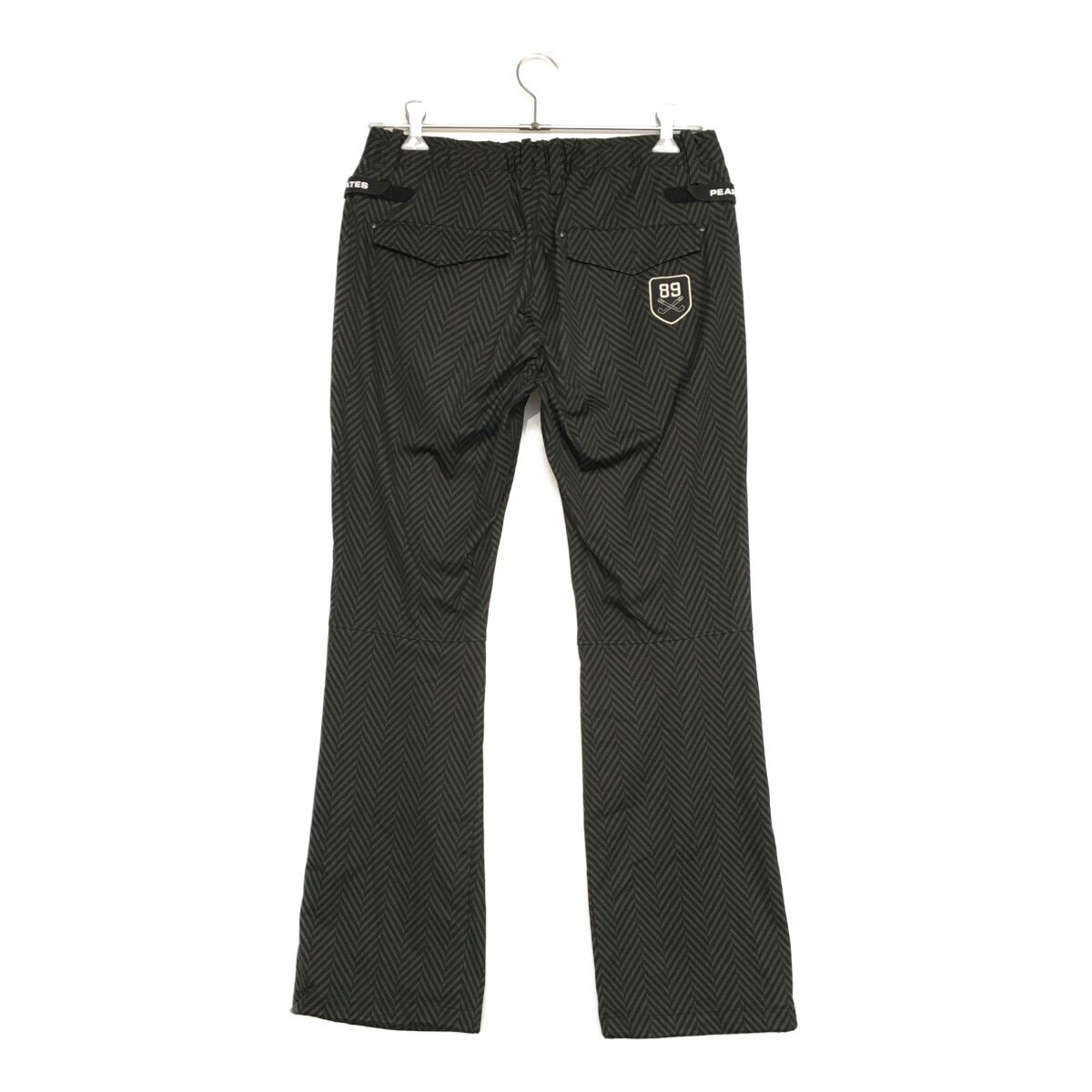 【新品格安・半額以下】PEARLY GATES ヘリンボーンパンツ 中古 メンズ パーリーゲイツ PEARLY GATES パンツ 6(LL) グレー×黒