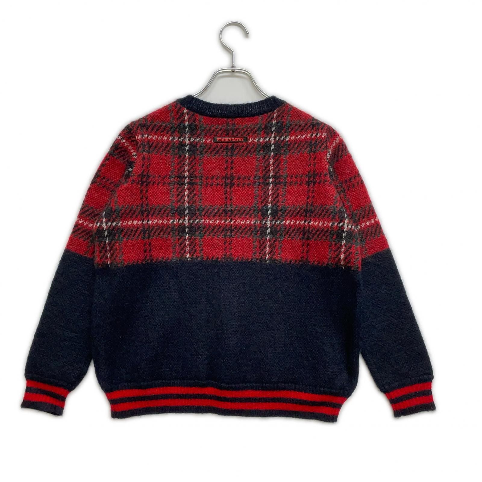 中古 レディース パーリーゲイツ PEARLY GATES セーター 0(S) 赤×紺