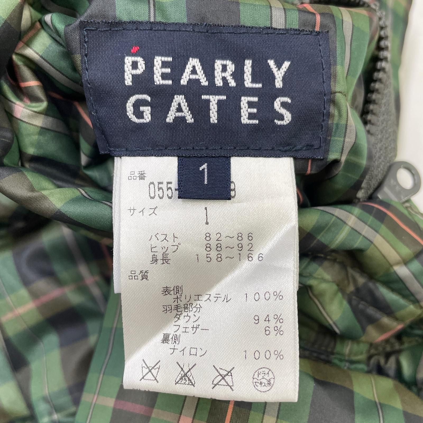 中古 レディース パーリーゲイツ PEARLY GATES ダウンジャケット 1(M