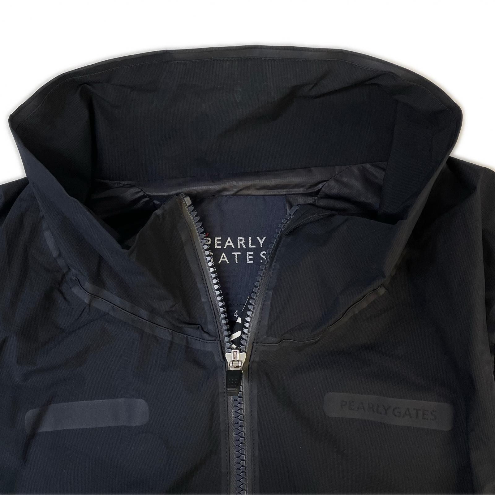 中古 メンズ パーリーゲイツ PEARLY GATES ベスト 4(M) 紺 フルジップ