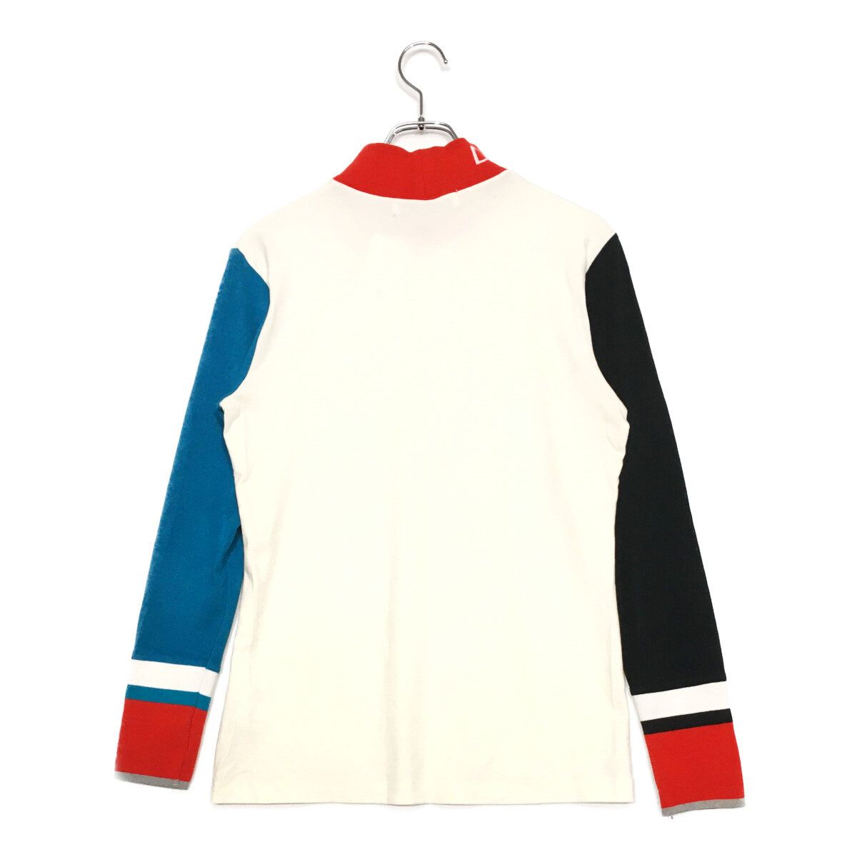 メンズ ディセンバーメイ DECEMBERMAY 長袖シャツ M 白 ホワイト モックネック 起毛素材