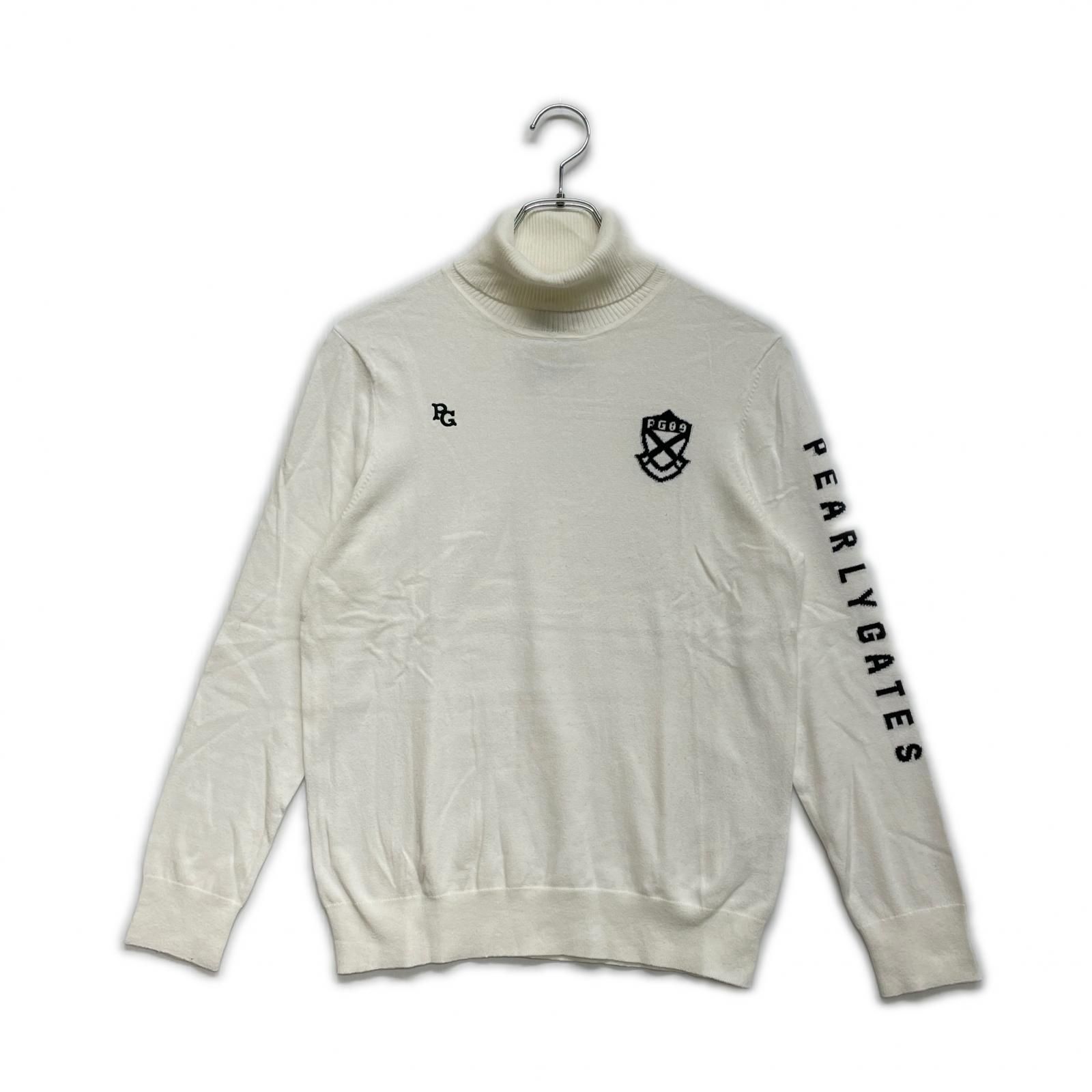 美品　パーリーゲイツ　タートルネックセーター　白 中古 レディース パーリーゲイツ PEARLY GATES セーター 1(M) 白