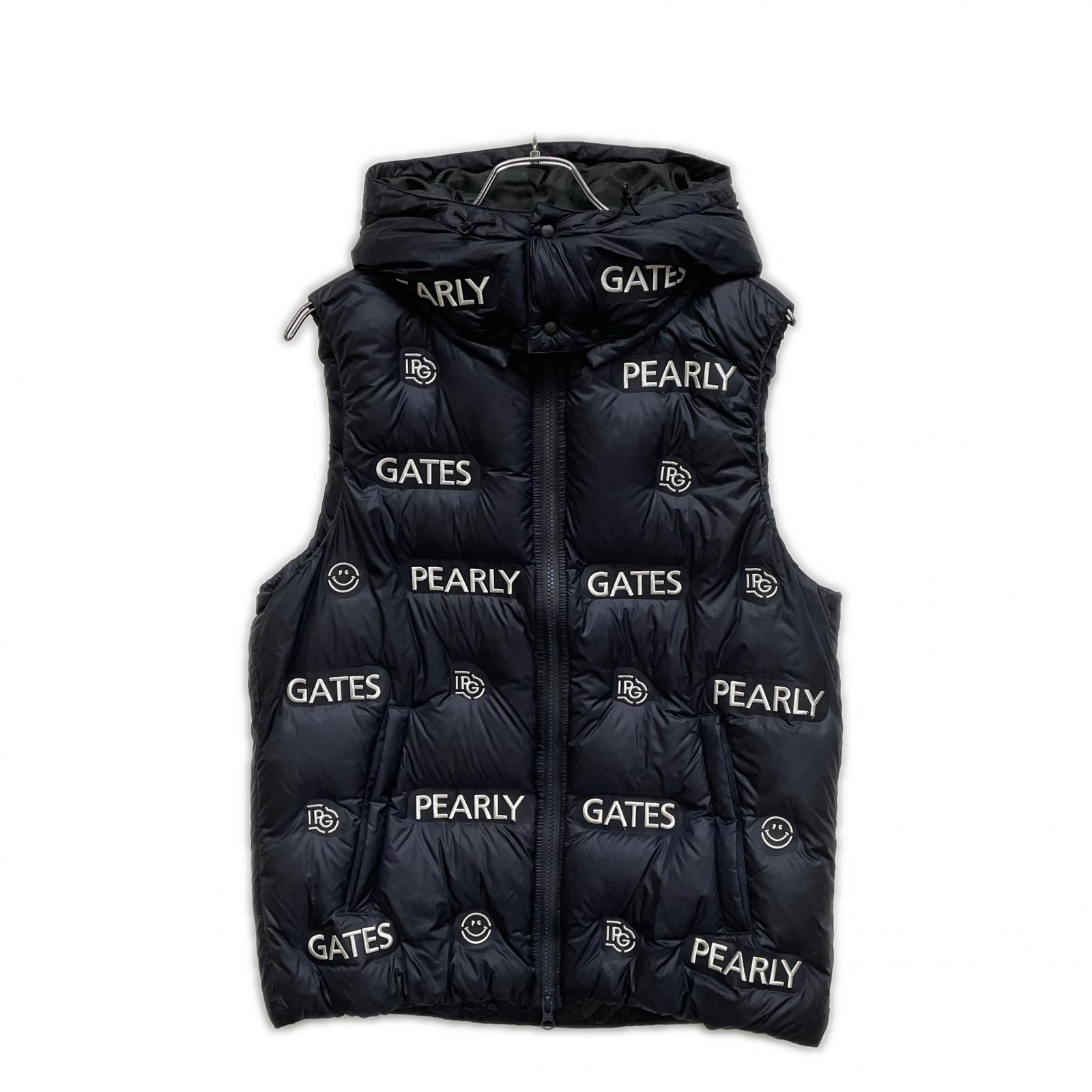 中古 メンズ パーリーゲイツ PEARLY GATES ダウンベスト 5(L) ネイビー