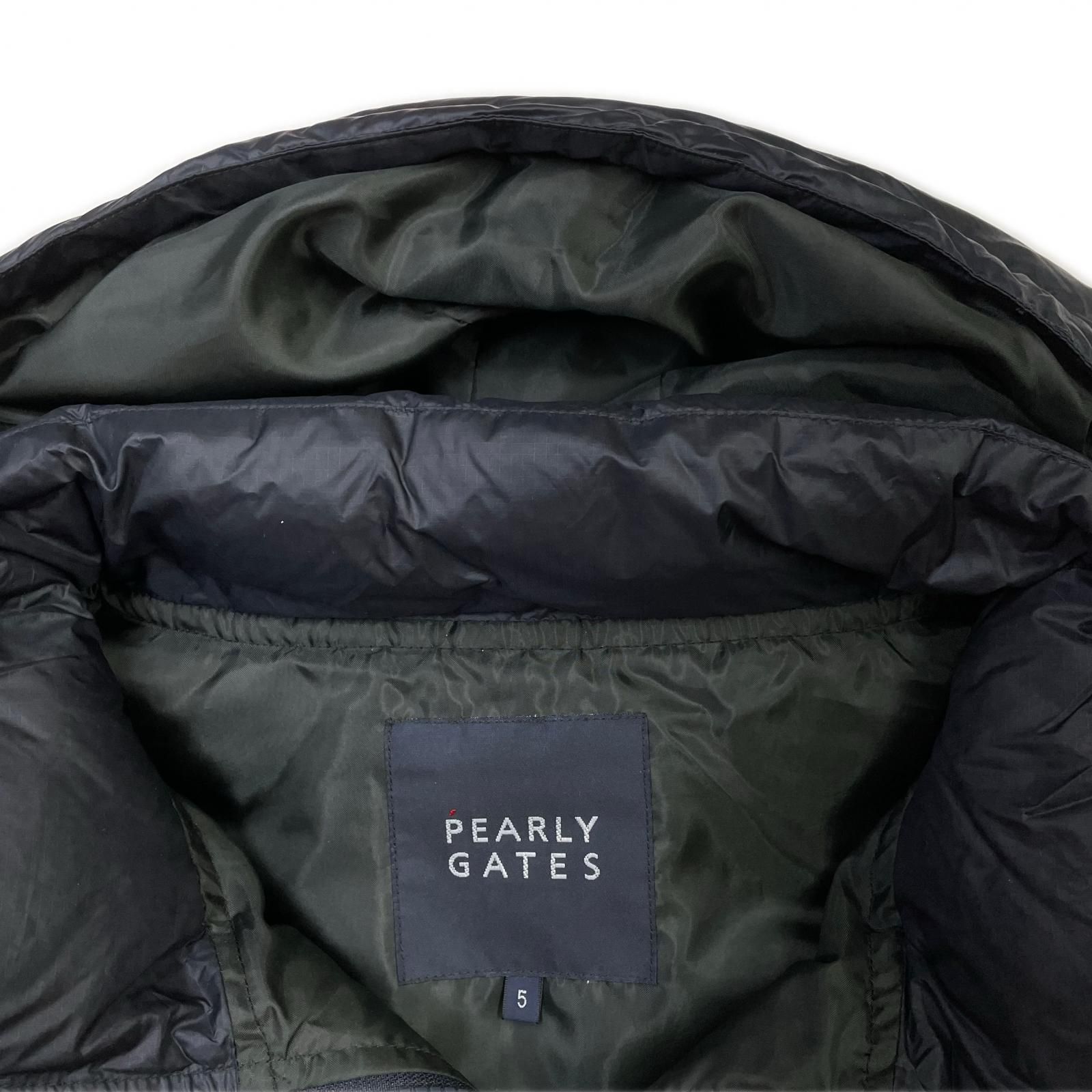 PEARLY GATES ネイビー ダウンベスト サイズ5 PEARLY GATES ネイビー ダウンベスト サイズ5 PEARLY GATES 【超美品