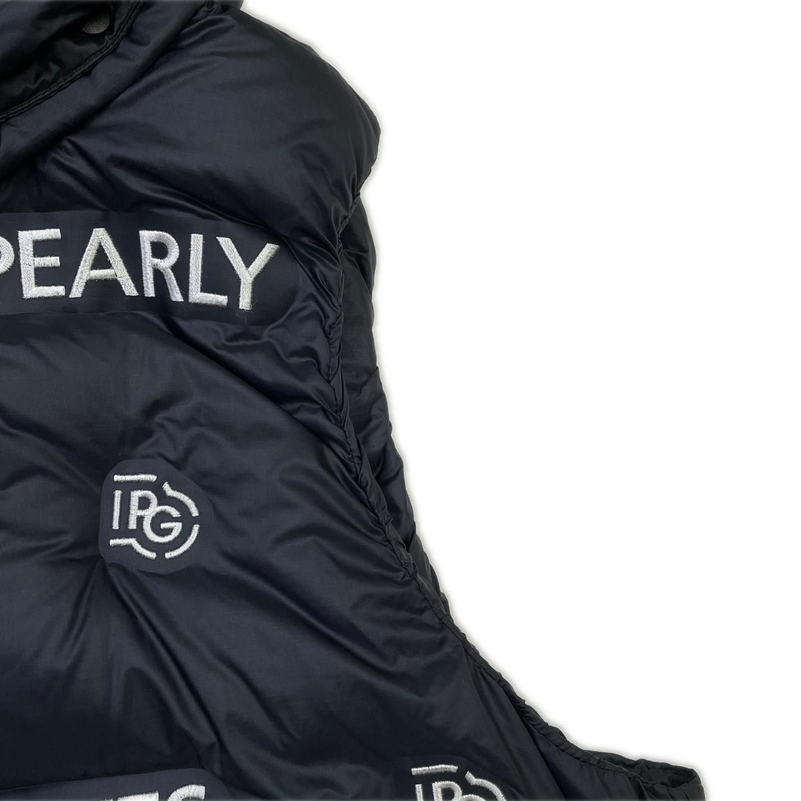 中古 メンズ パーリーゲイツ PEARLY GATES ダウンベスト 5(L) ネイビー