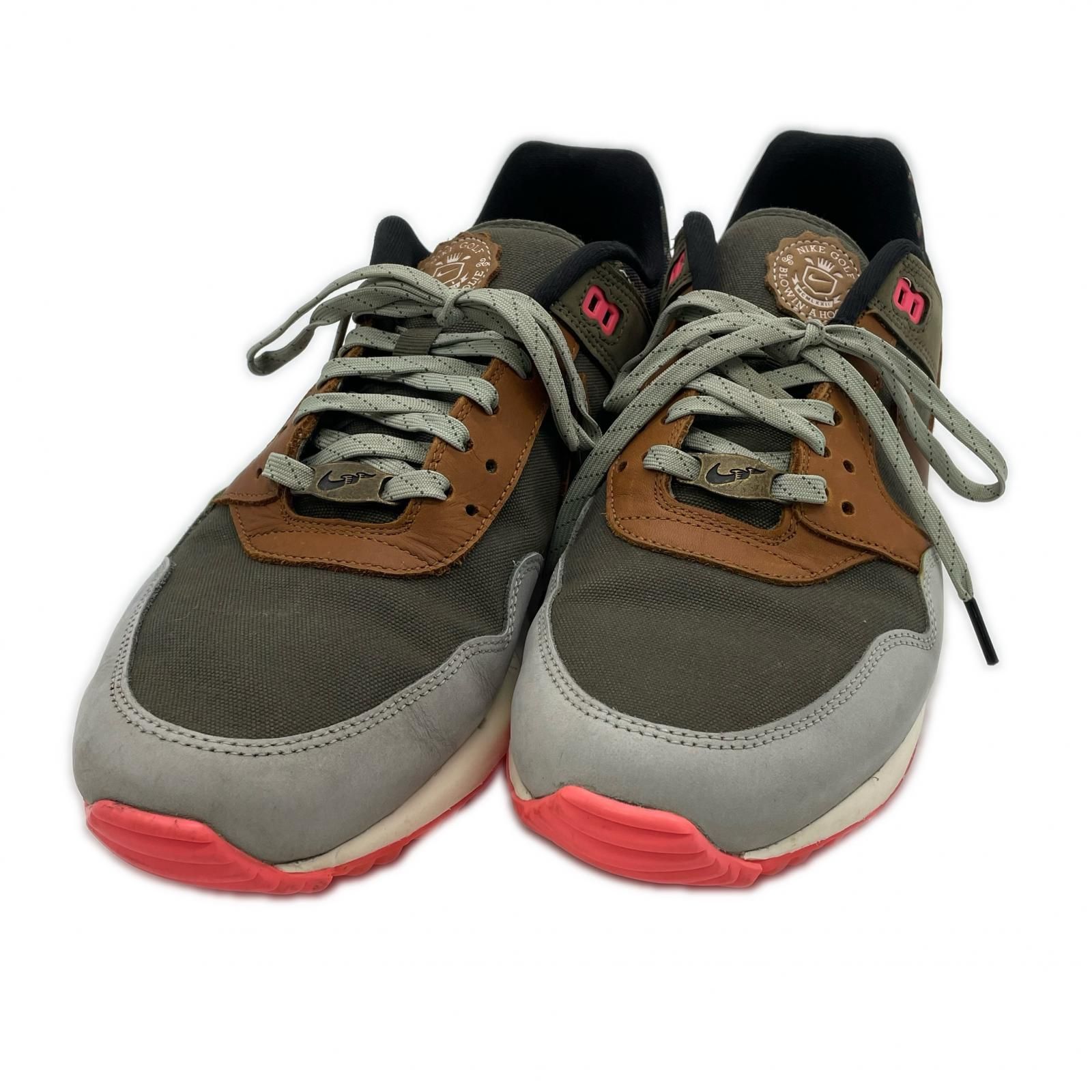 ナイキ NIKE ゴルフシューズ 28.5 cm カーキ ブラウン エアペガサス 89 スパイクレス カジュアル FQ 8316-300