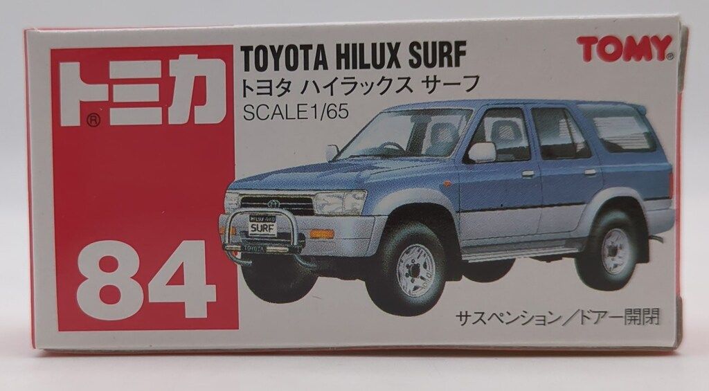 トミー トミカ赤箱中国製 トヨタ ハイラックス サーフ 84 - メルカリ