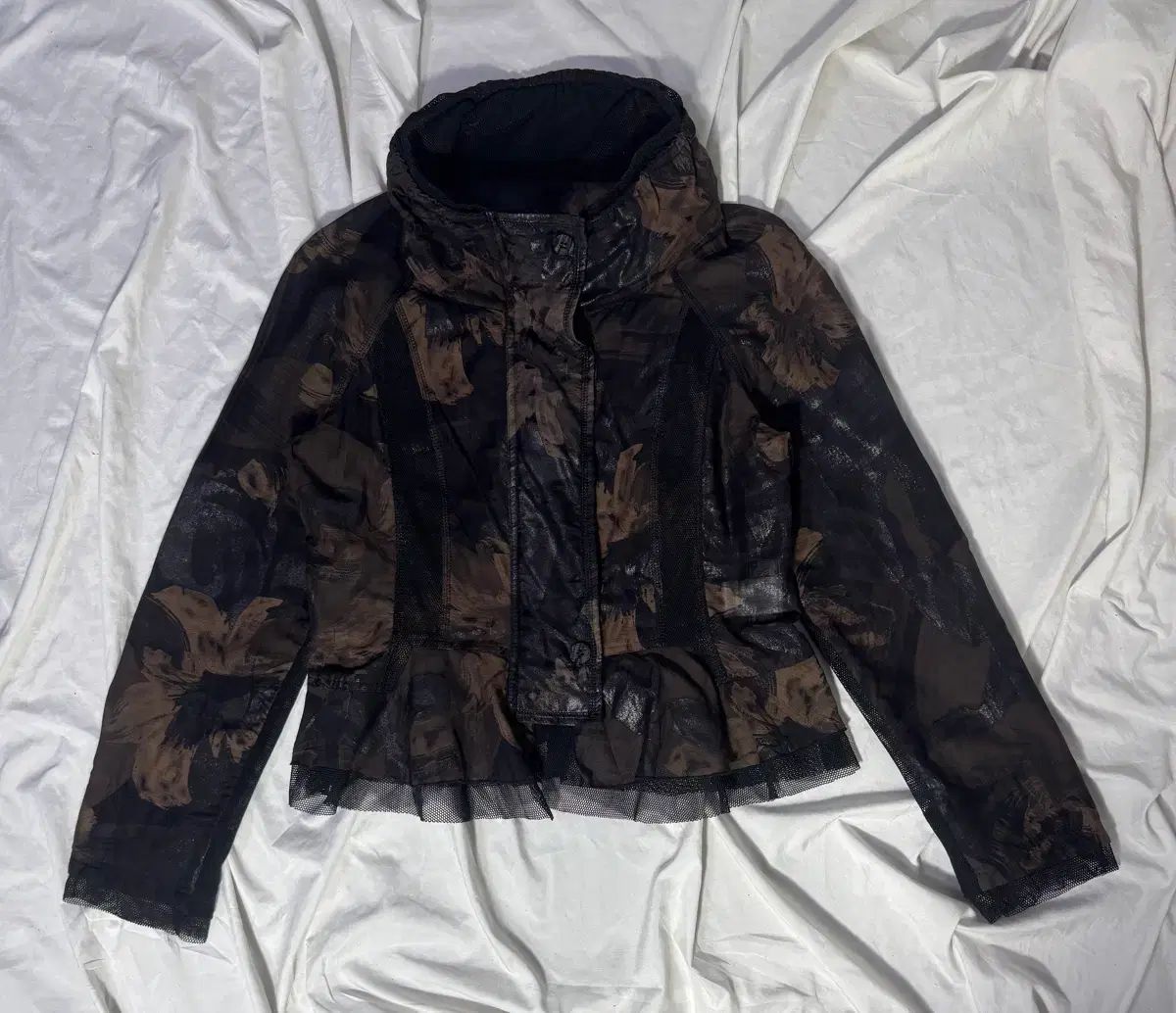 Eiko kondo フラワー シアー メッシュ ジャケット - メルカリ