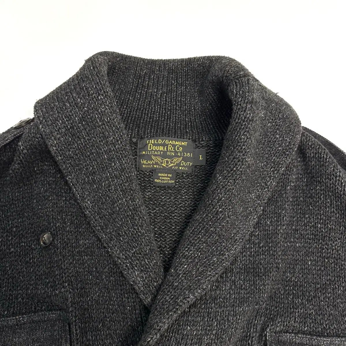 RRL(ダブルアールエル) コットン ショールカラー カーディガン - メルカリ