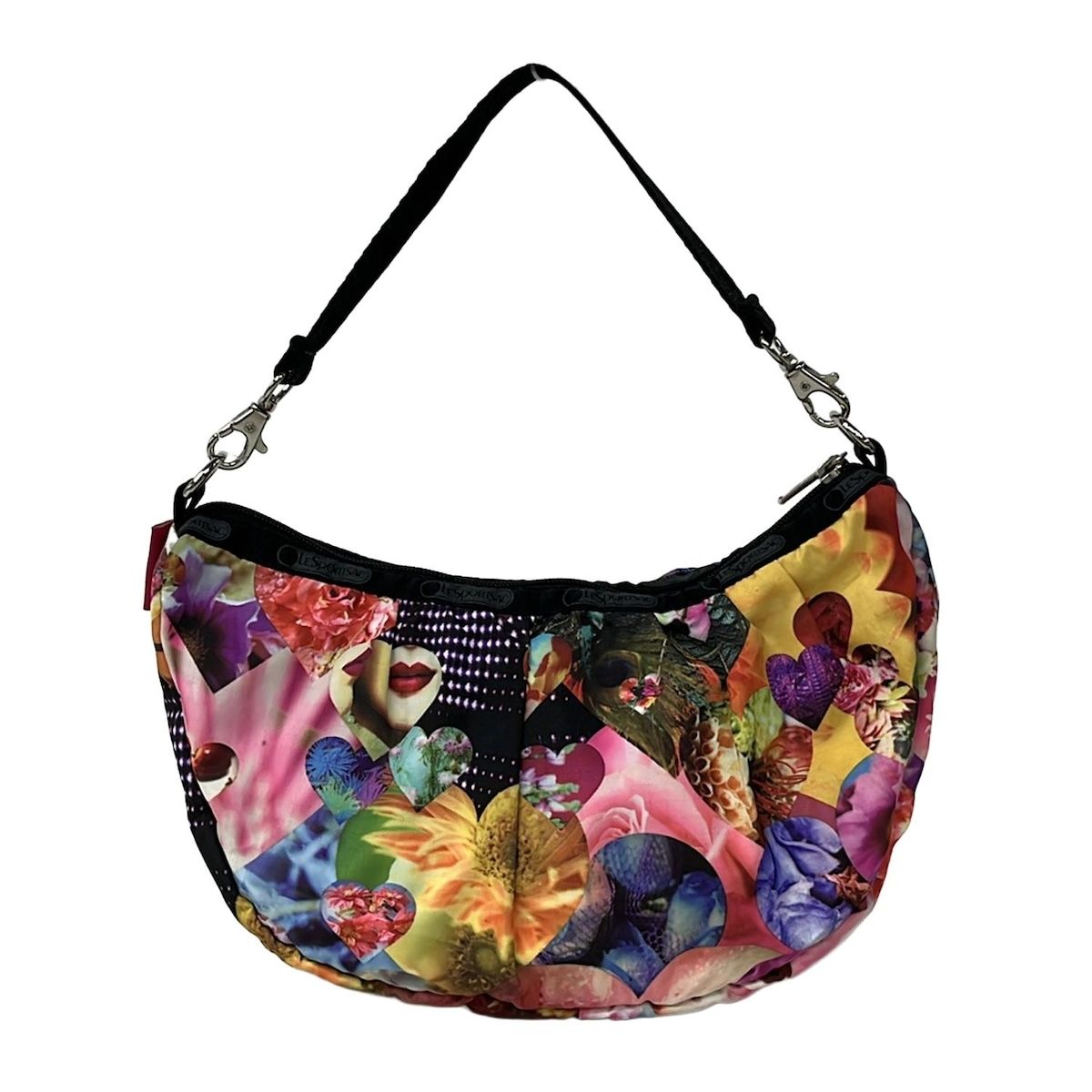 LESPORTSAC(レスポートサック) ハンドバッグ - ピンク×イエロー×マルチ