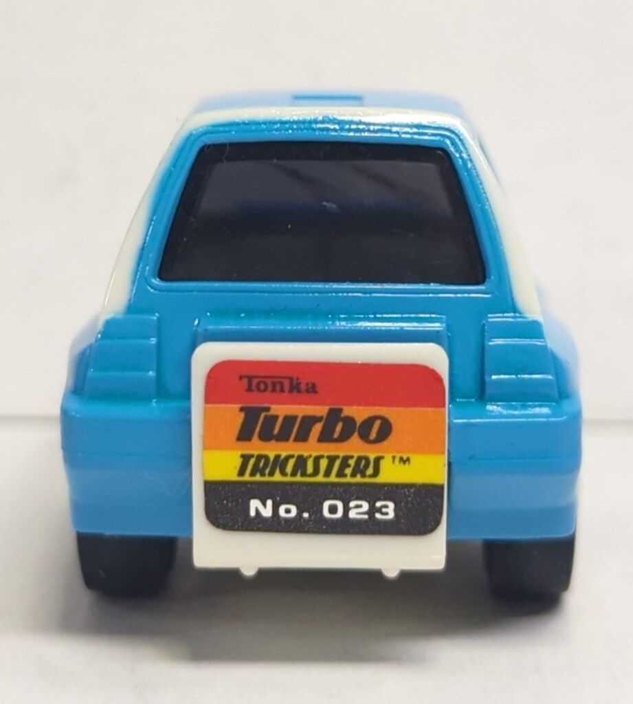 タカラ/Tonka チョロQ/マカオ製 CRT TYPE/水色 シティターボ R:Turbo