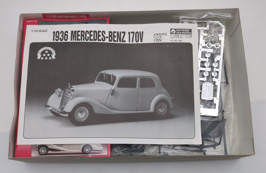 グンゼ産業 1/24 上級者向 1936 メルセデス ベンツ 170V FG246