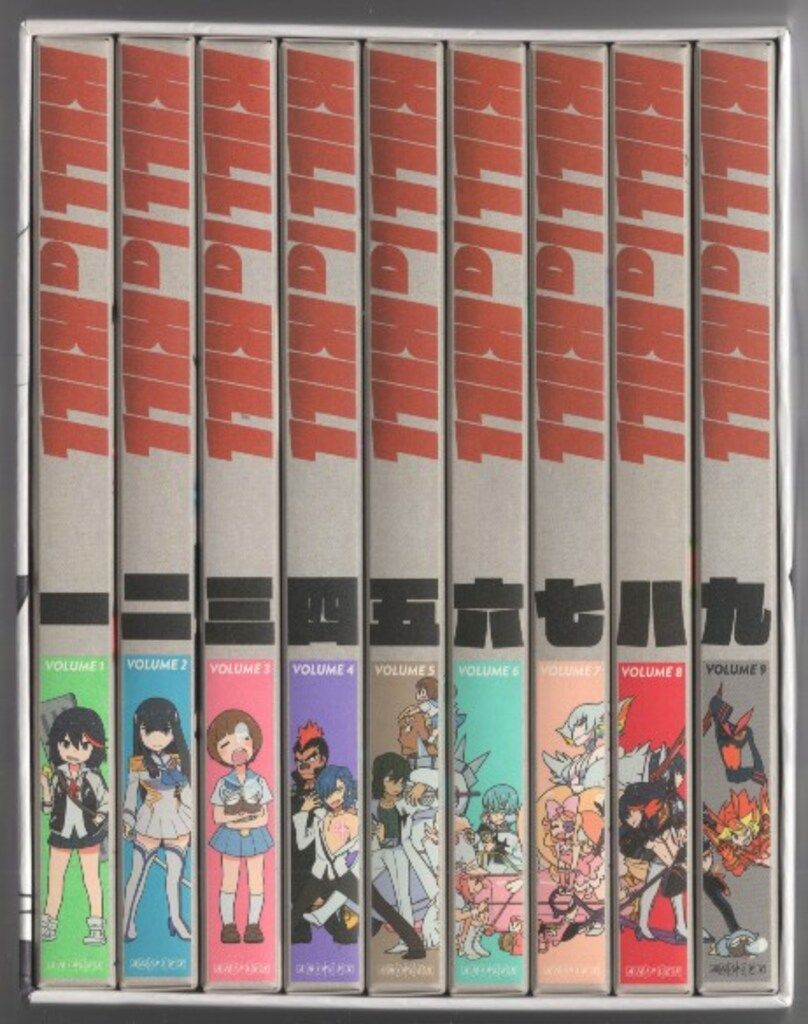 アニメDVD BOX付)キルラキル 限定全9巻 セット ※帯、外付け