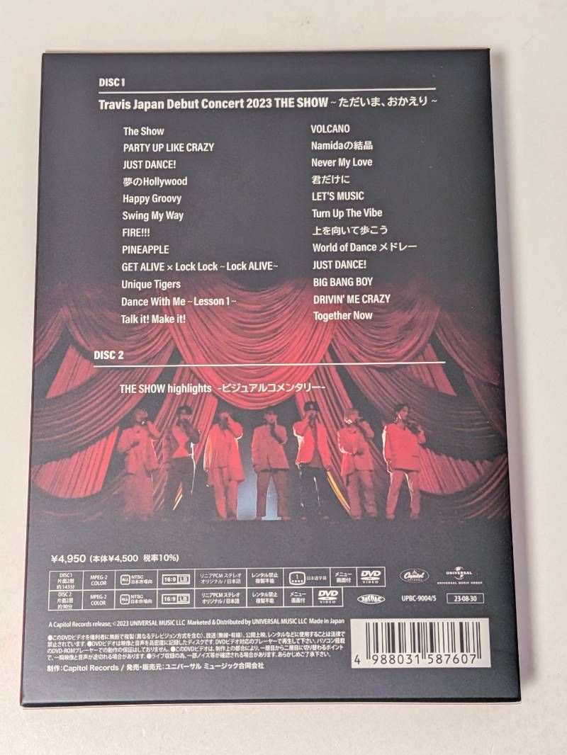 Travis Japan Debut Concert Tour 2023 THE SHOW ～ただいま、おかえり