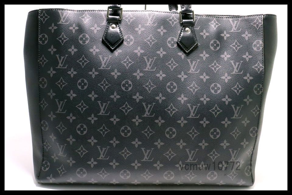LOUIS VUITTON モノグラムエクリプス グランサック レザー トートバッグ ルイヴィトン 1204 dr 27287