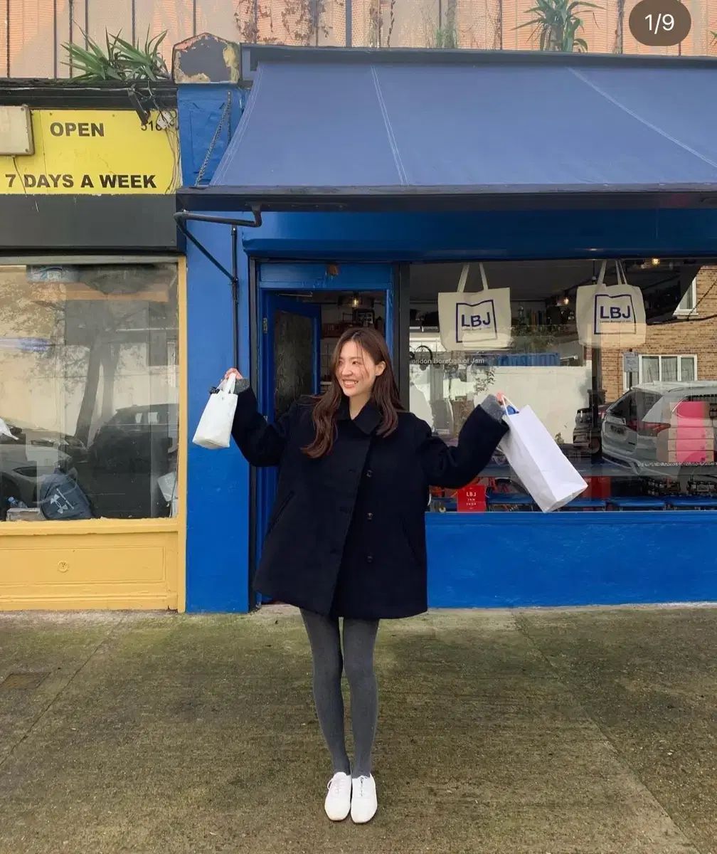 タナット コーデュロイ ハーフ パンツ ネイビー s