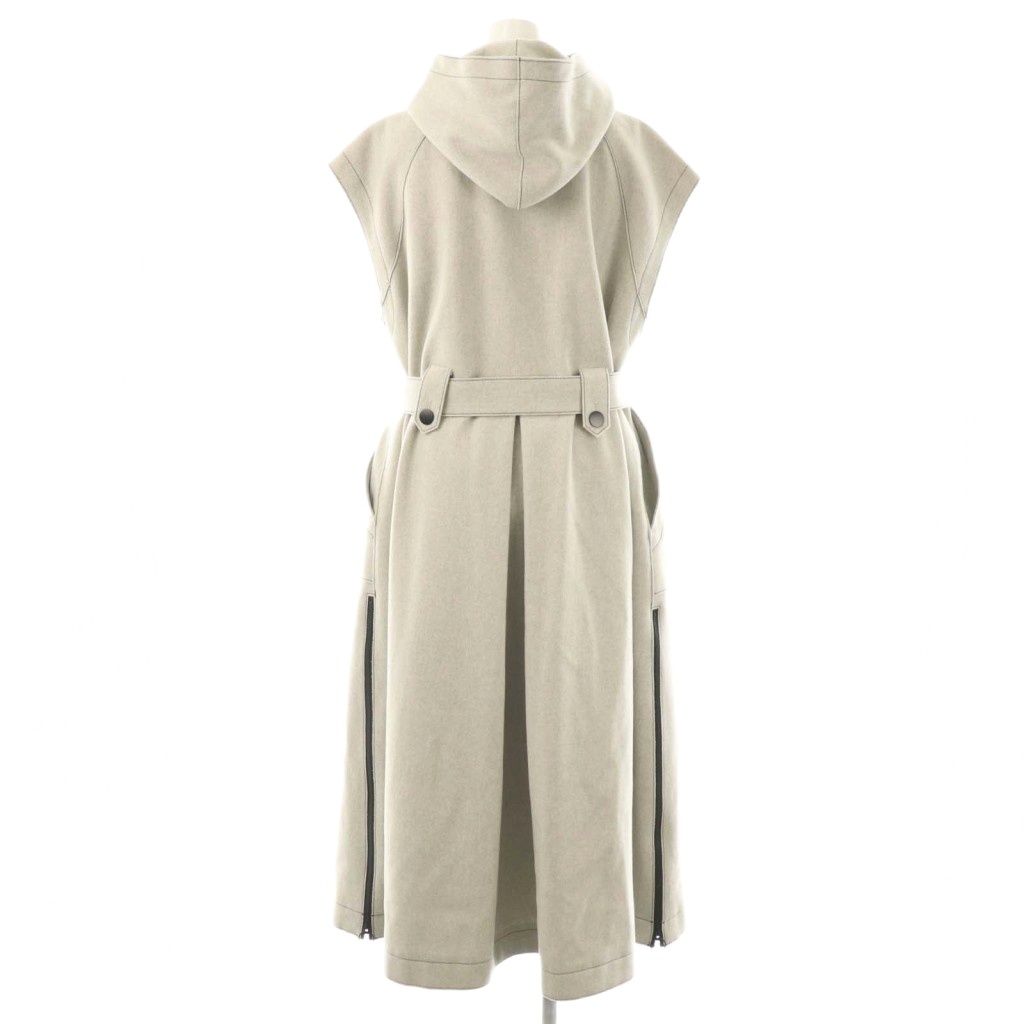 ショップ アドーア ADORE SUPER100 メルトンジレ ノースリーブコート