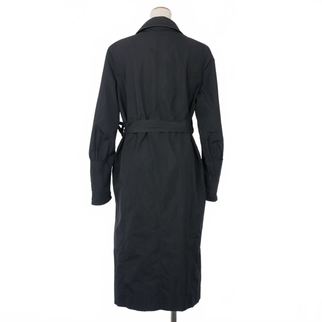 イヴサンローラン YVES SAINT LAURENT 裏地パイソン ナイロン トレンチ