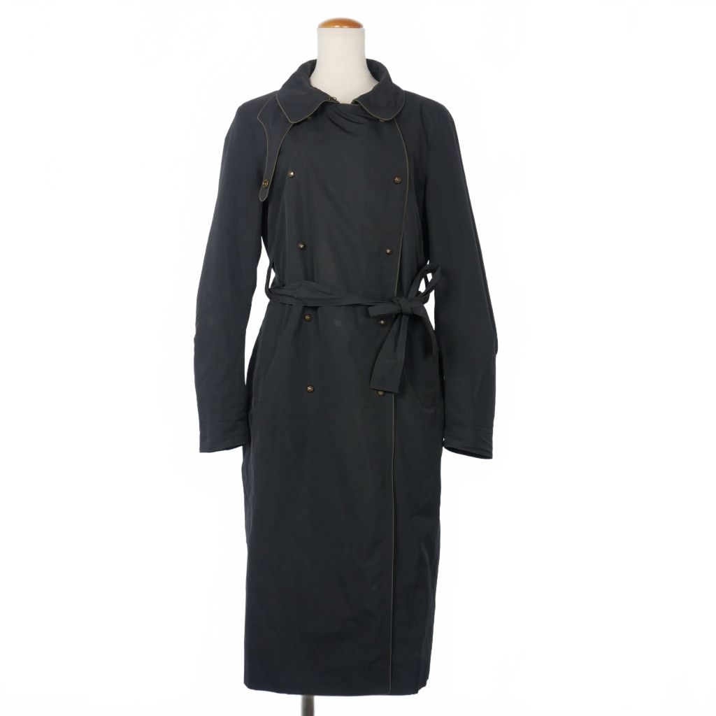 Yves Saint Laurent ナイロントレンチコート　2011aw イヴサンローラン YVES SAINT LAURENT 裏地パイソン ナイロン トレンチ