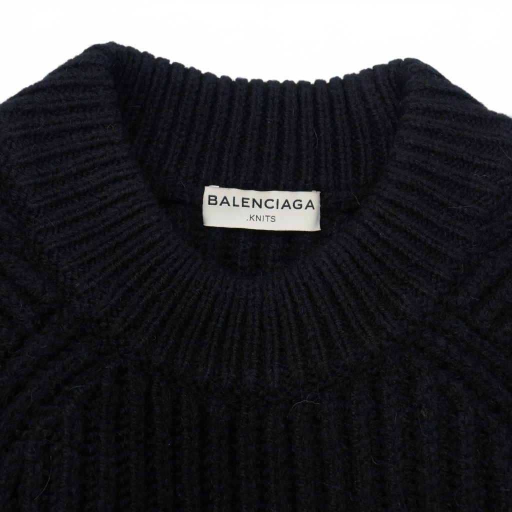 バレンシアガ BALENCIAGA アレキサンダーワン期 クロップド ローゲージ