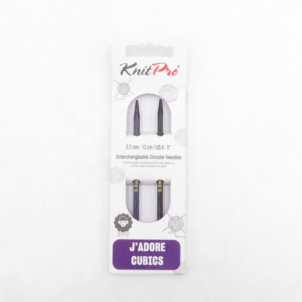 裁縫道具 KnitPro ニットプロ J'ADORE CUBICS 輪針シャフト単品 13cm