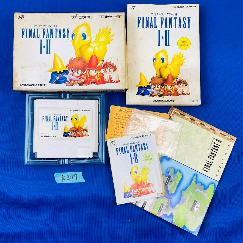 ◇K307 Nintendo Family Computer ファイナルファンタジーI・II ソフト