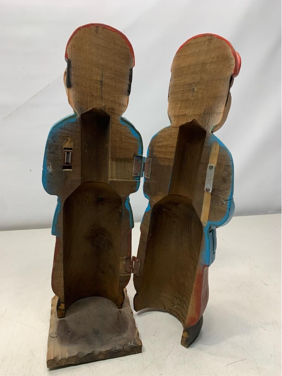 希少 ワインボトルケース 収納ケース スペイン製 木製 木彫り