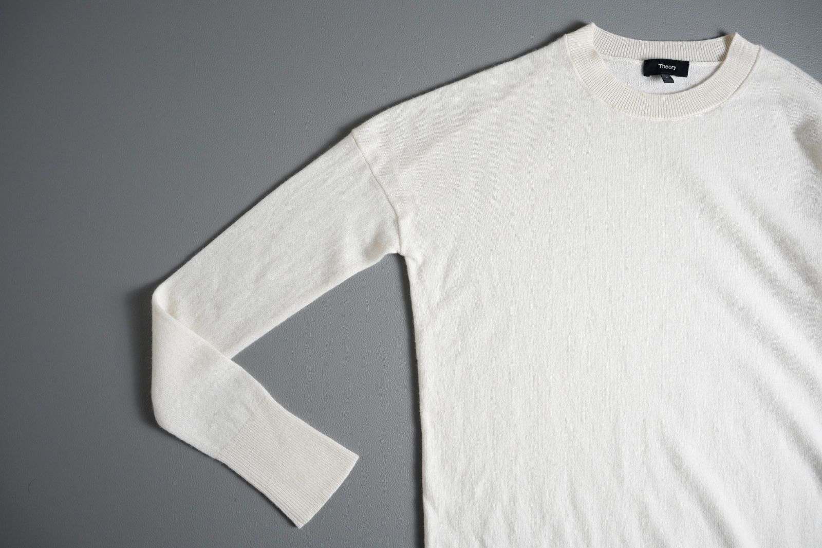 905t*美品 Theory セオリー CASHMERE/KARENIA J カシミヤ100% クルー