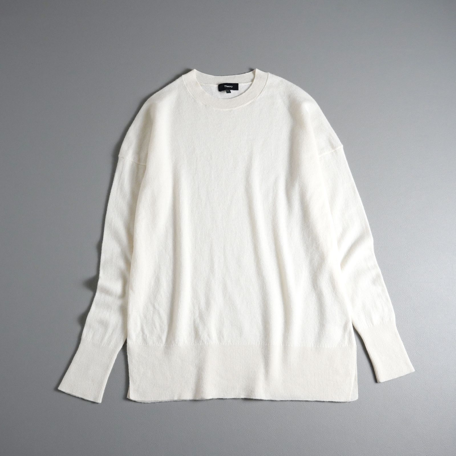 905t*美品 Theory セオリー CASHMERE/KARENIA J カシミヤ100% クルー