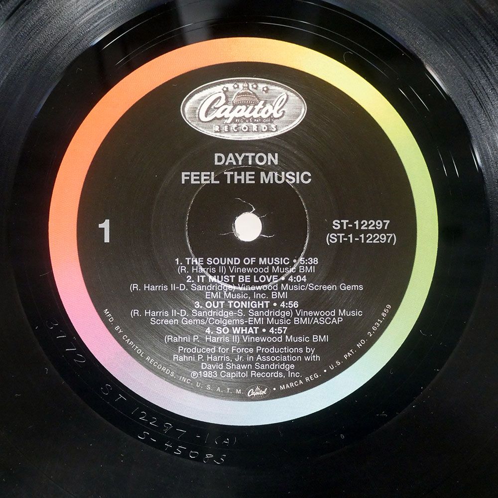 US盤 DAYTON/FEEL THE MUSIC/CAPITOL ST12297 LP - メルカリ