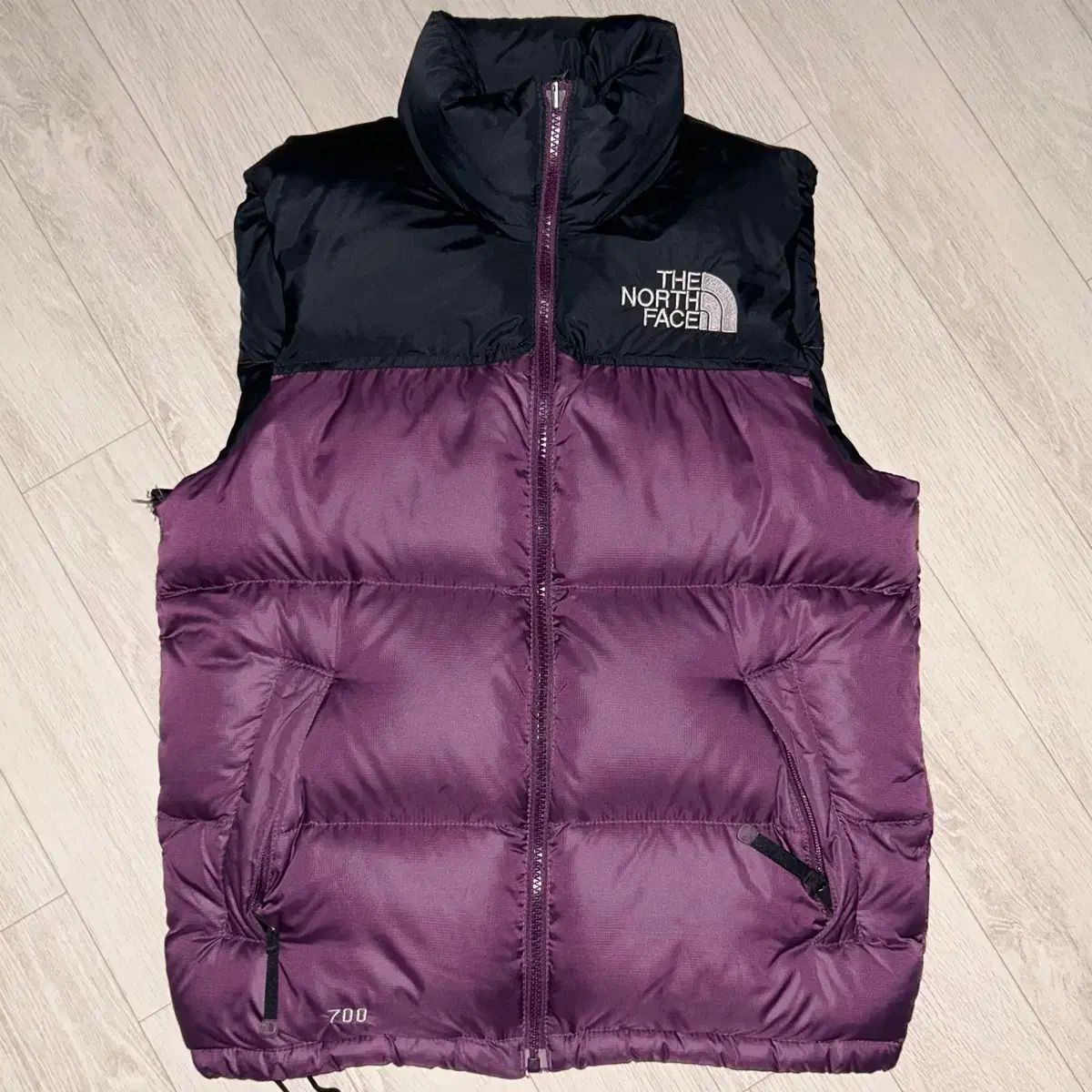 THE NORTH FACE ザノースフェイス 700 Nuptse ヌプシ ダウン BEST ベスト PURPLE パープル
