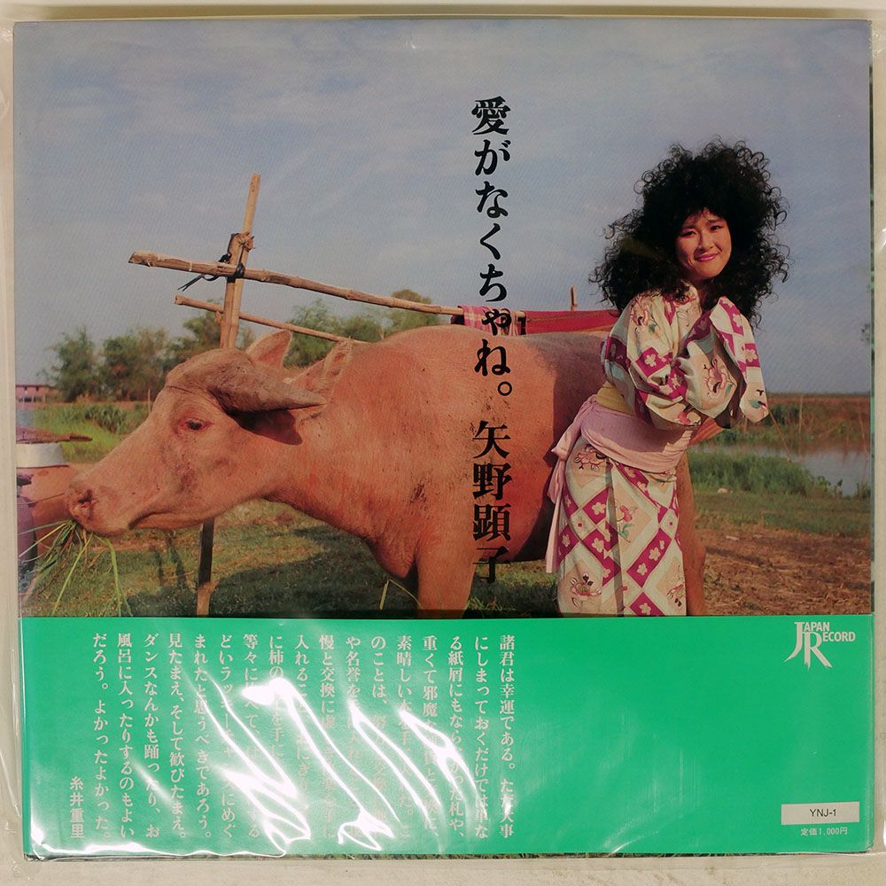 国内盤 小売 AKIKO YANO/AI GA NAKUTYANE/JAPAN JAL1801 LP Akiko Yano