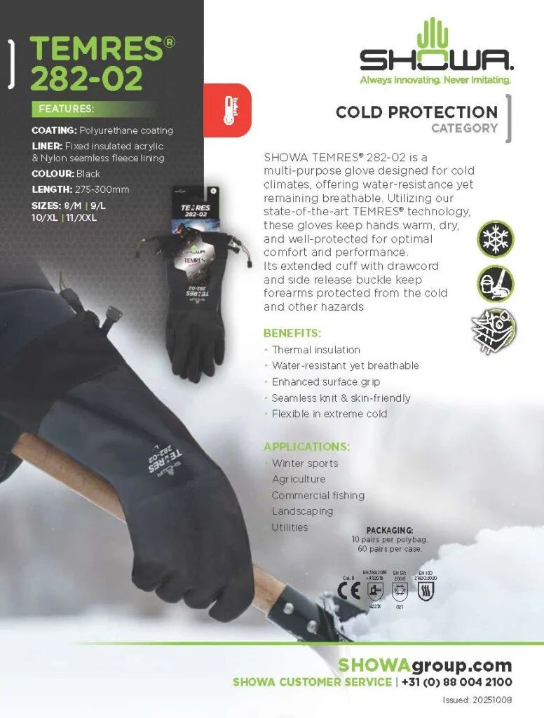 昭和 temlis 282 02 防水 GLOVE