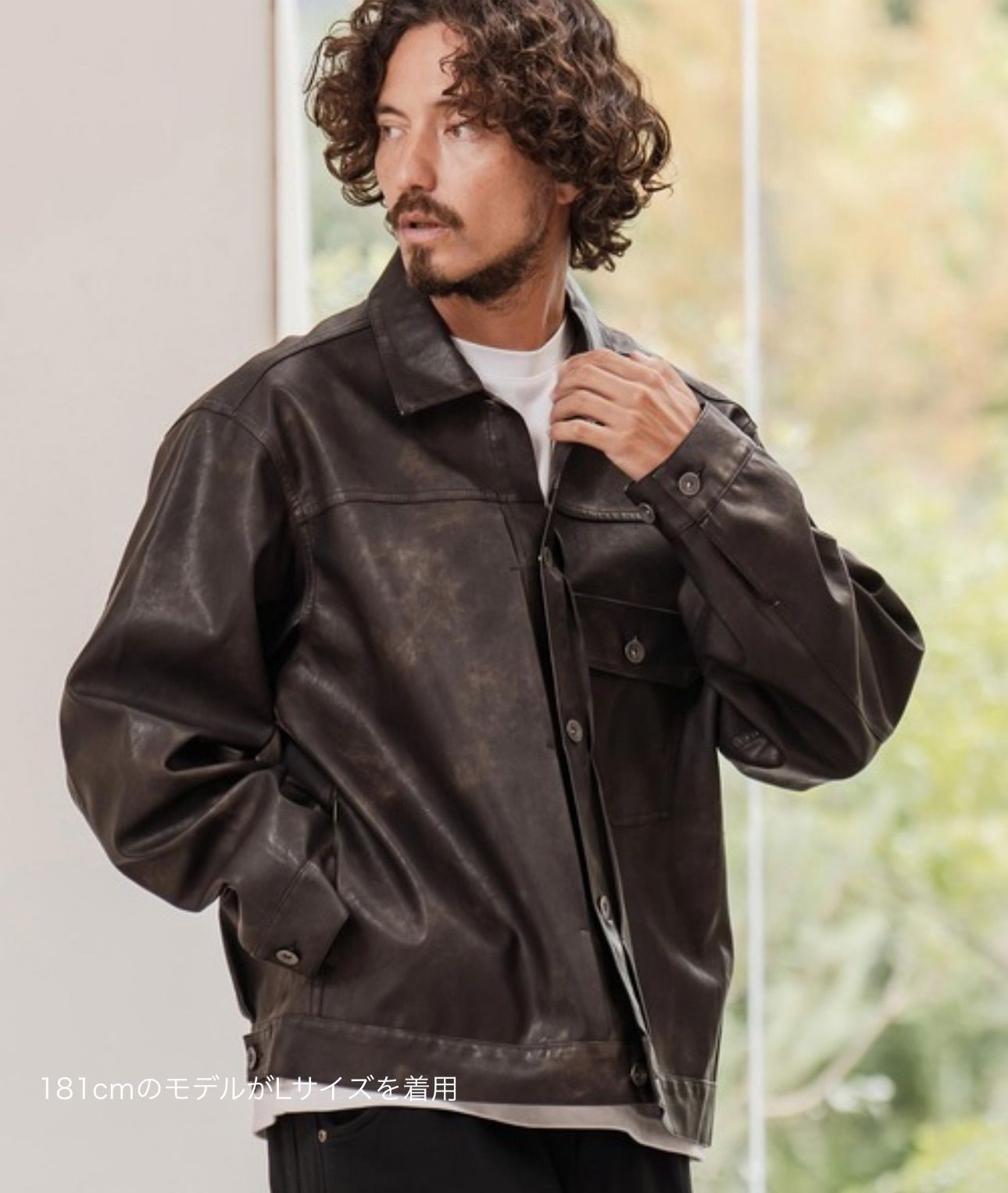 定価 19800円 美品 CAMBIO mj10846- Vintage Like Synthetic Leather